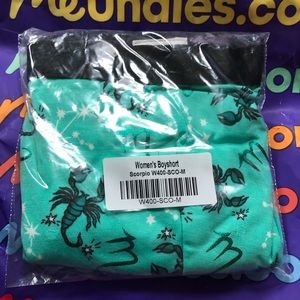 MeUndies women boy short underpants medium scorpio